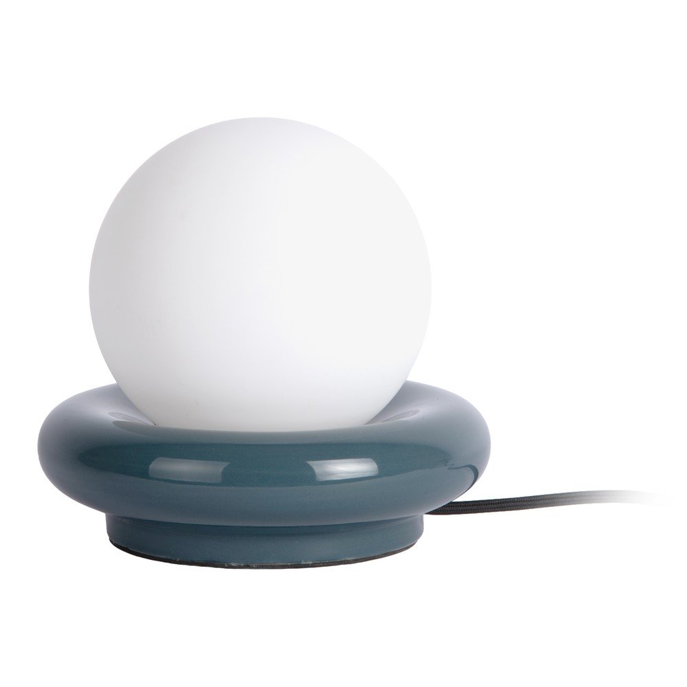 Veioză albastru-închis din ceramică (înălțime 19 cm) Catania Ring – Leitmotiv