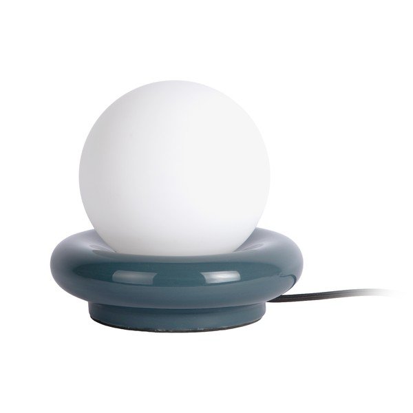Veioză albastru-închis din ceramică (înălțime 19 cm) Catania Ring – Leitmotiv