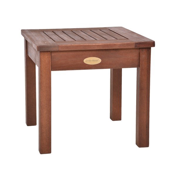 Masă auxiliară de grădină din lemn de eucalipt 40x40 cm Sonora – Garden Pleasure