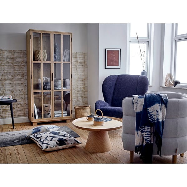 Vază din sticlă Bloomingville Ingolf, înălțime 26 cm, maro-image-2