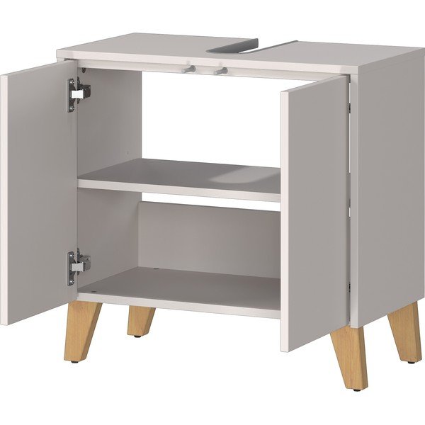 Dulap sub chiuvetă crem cu aspect mat 60x59 cm Arnea – Germania-image-3