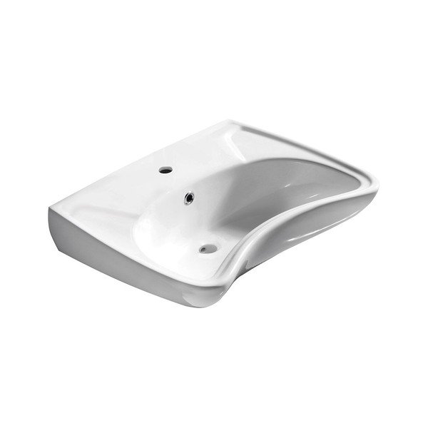 Chiuvetă albă din ceramică 59x45,5 cm Handicap – Sapho