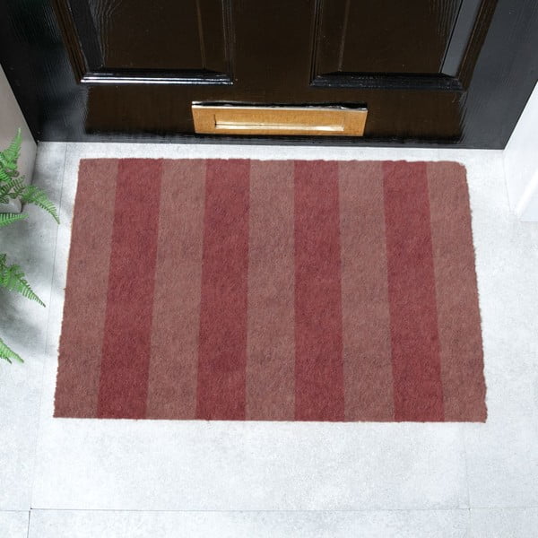 Covoraș de intrare din fibre de nucă de cocos 40x60 cm Pink Stripe – Artsy Doormats-image-2