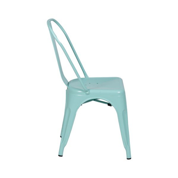 Scaune de dining turcoaz 2 buc. din metal – Ixia-image-3