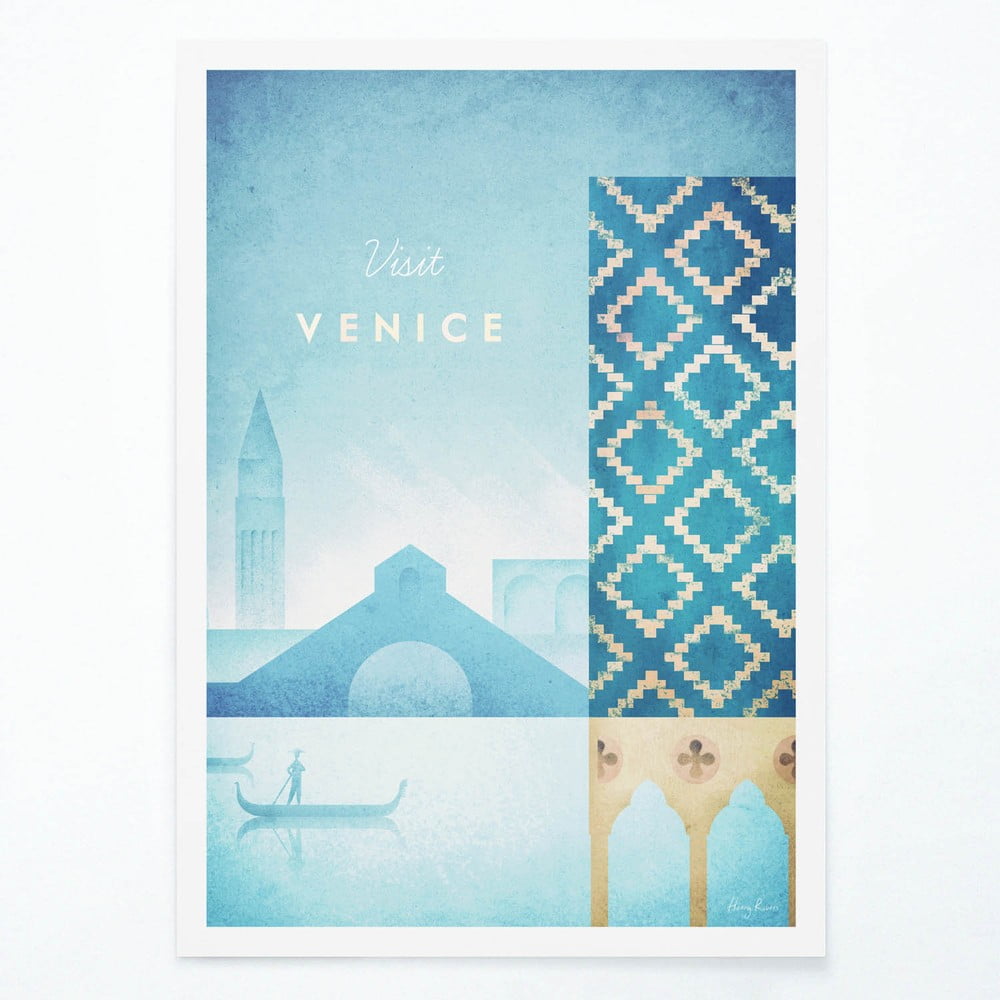 Poster Travelposter Venice, 50 x 70 cm