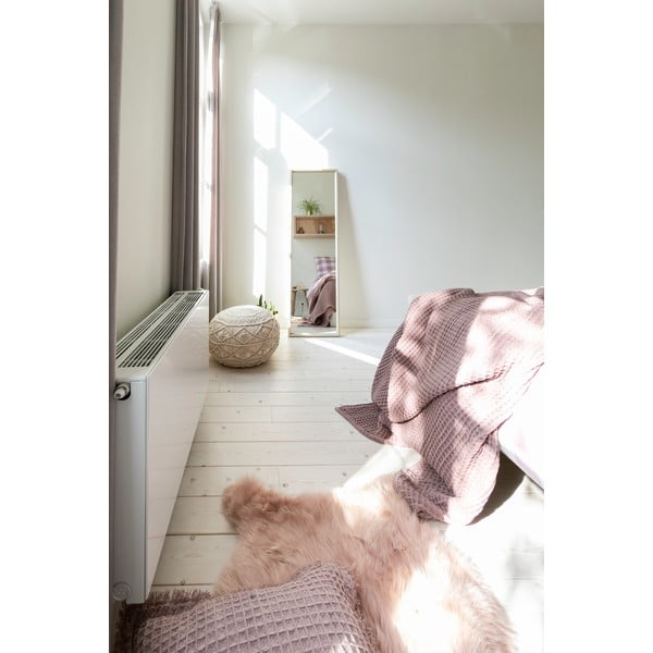 Pernă decorativă din bumbac Tiseco Home Studio Waffle, 45 x 45 cm, roz-image-1