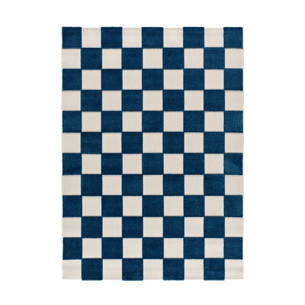 Covor pentru exterior și interior albastru/crem 160x230 cm Cuadros – Universal