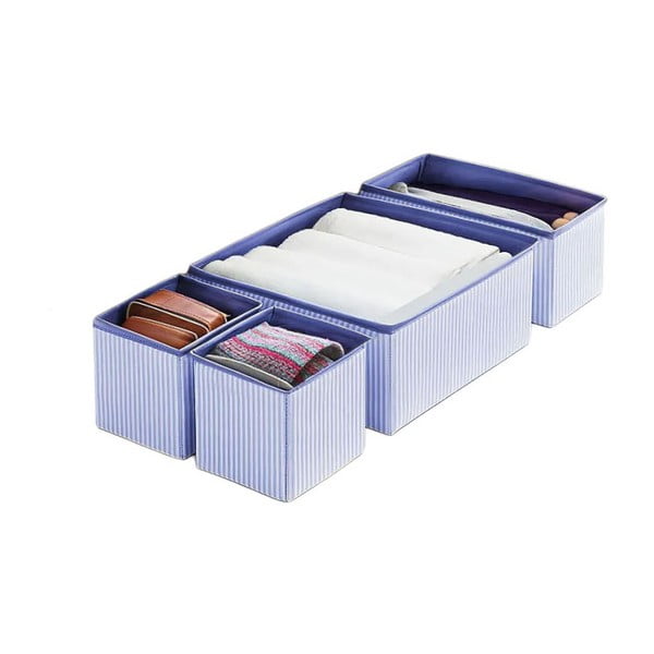 Organizatoare pentru sertare 4 buc. din material textil – Mioli Decor