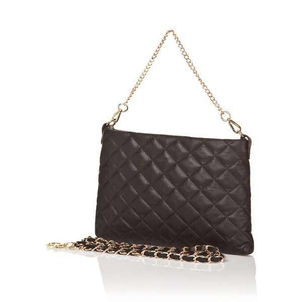 Geantă din piele Edmond Louis Ines, negru-image-2