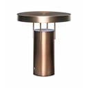 Veioză în culoarea bronz LED cu intensitate reglabilă cu abajur din metal (înălțime 28 cm) BringMe – Hübsch
