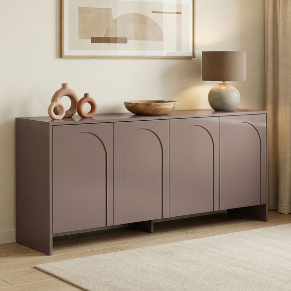 Comodă taupe 180x80x45 cm Arlen  – Kalune Design-image-2