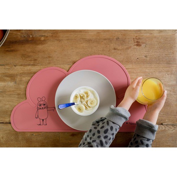 Suport din silicon pentru masă Kindsgut Mouse, 49 x 27 cm, roșu-image-4