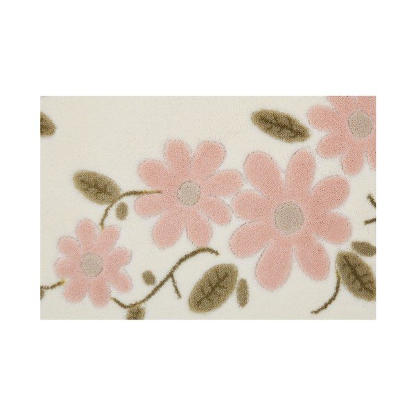 Set 2 covorașe de baie Confetti Bathmats Margherita White-image-2