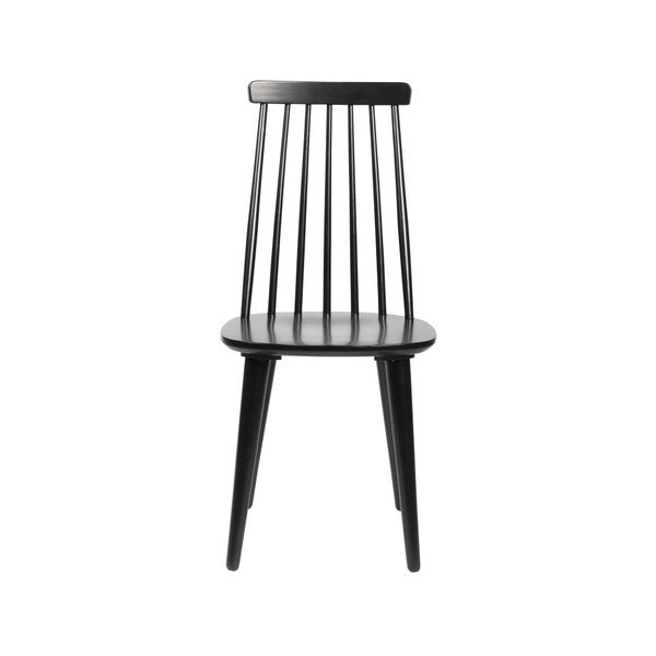 Scaun din lemn de stejar Folke Nymph, negru-image-2