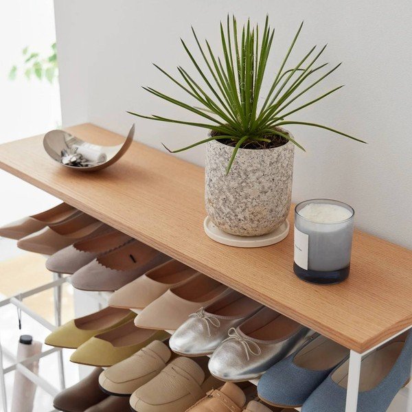 Pantofar alb din metal 90,5x87x26 cm Tower – YAMAZAKI-image-2