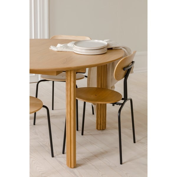 Scaun de dining auriu/maro deschis Curious – UMAGE-image-4