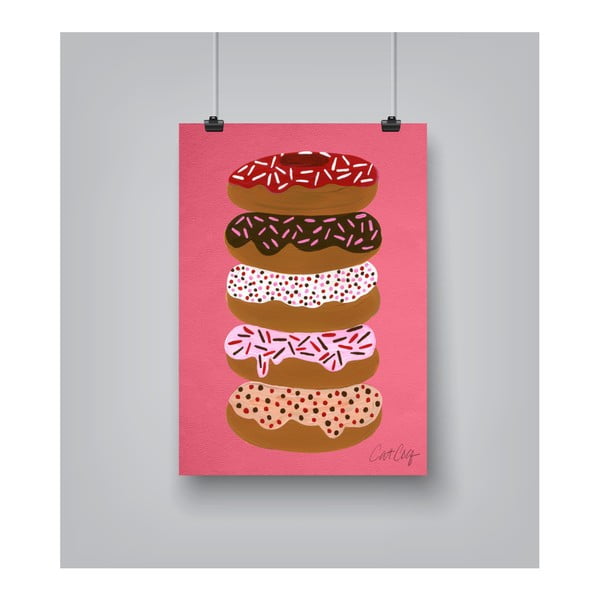 Poster Americanflat Americanflat Stacked Donuts, 30 x 42 cm