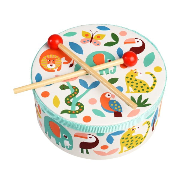 Jucărie muzicală Drum Wild Wonders – Rex London