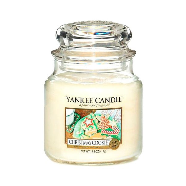 Lumânare parfumată Yankee Candle Christmas Cookie, timp de ardere 65 - 90 ore