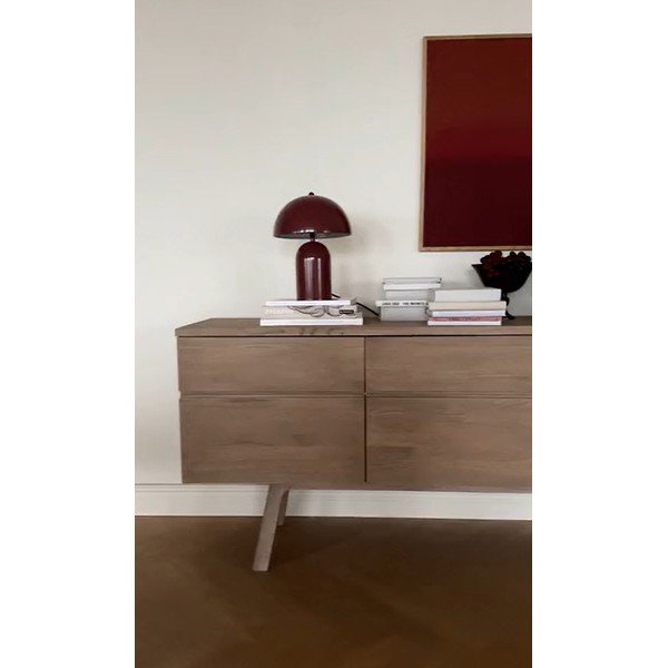 Comodă în culoare naturală din lemn de stejar 170x77x42 cm Cleardale – Rowico-image-1