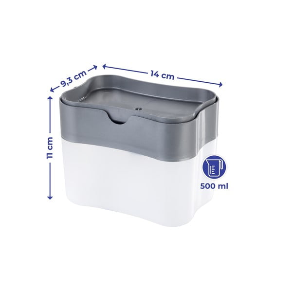 Dozator de săpun lichid din plastic 500 ml - Maximex-image-4