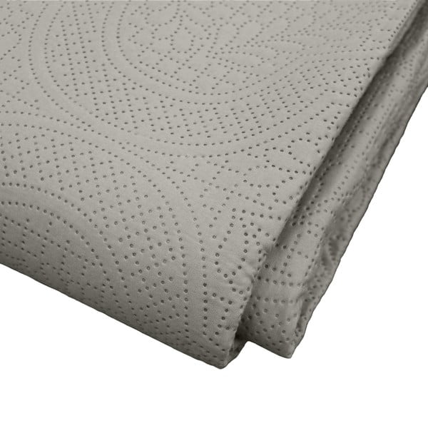 Set cuvertură și față de pernă gri din microfibră 240x260 cm Romane – douceur d'intérieur-image-2