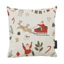 Față de pernă 45x45 cm  cu model de Crăciun Happy Santa – Butter Kings