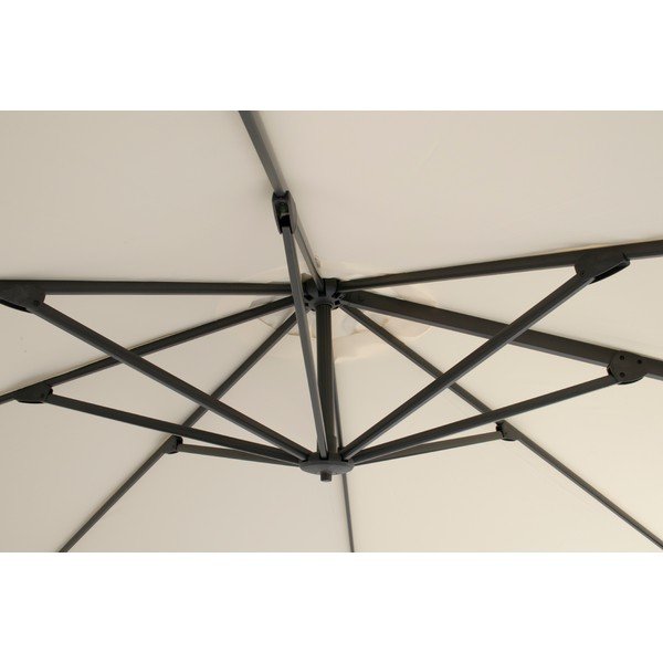 Umbrelă de soare bej Hartman Deluxe, ø 350 cm, bej-image-3