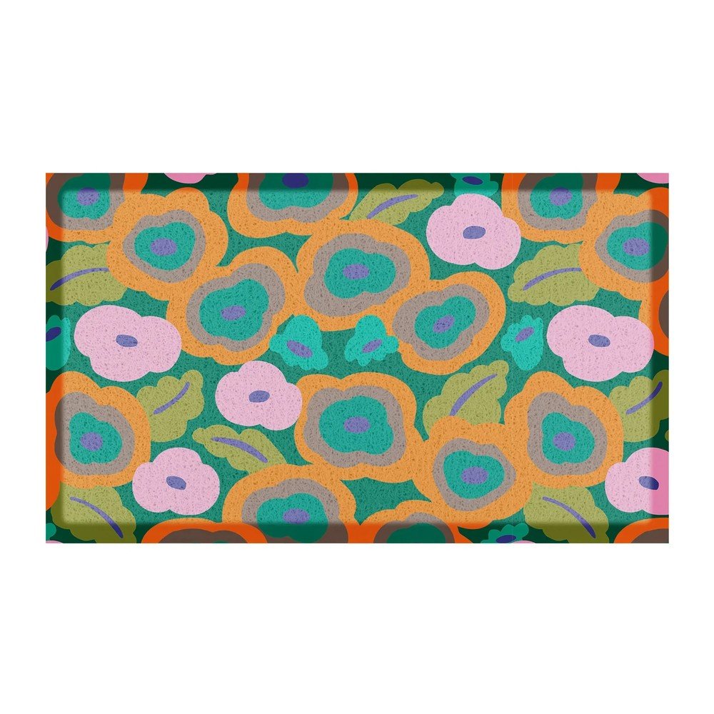 Covoras de intrare din plastic reciclat 40x70 cm Elizabeth Olwen – Artsy Doormats