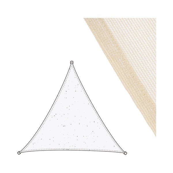 Copertină parasolar bej 300x300 cm – LDK Garden-image-1