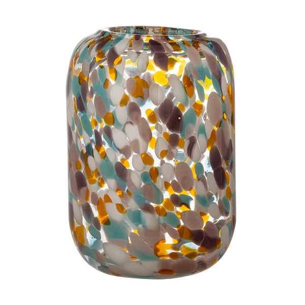 Vază din sticlă lucrată manual (înălțime 18 cm) Vidia – Bloomingville