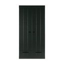 Șifonier din lemn de pin negru 94x195 cm Connect - WOOOD