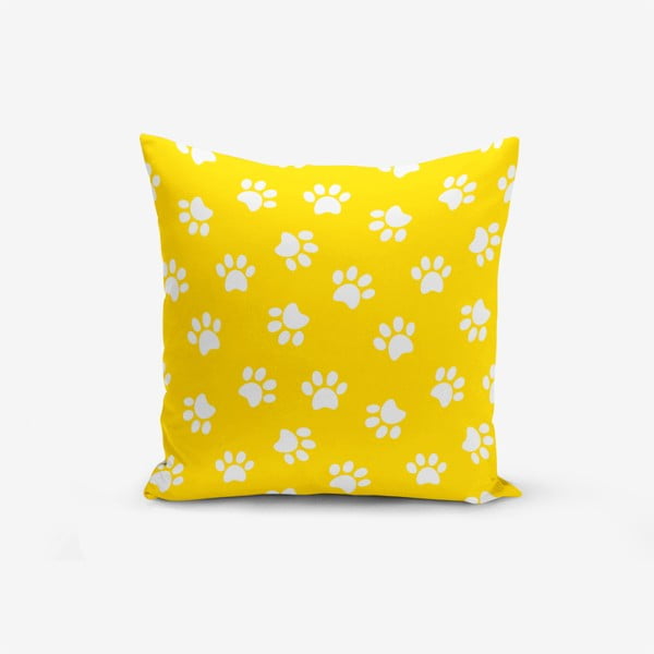 Față de pernă cu amestec din bumbac Minimalist Cushion Covers Yellow Pati, 45 x 45 cm