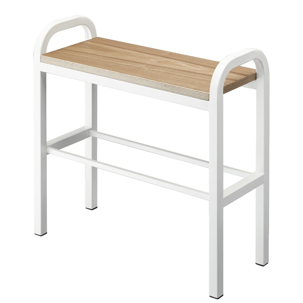 Pantofar alb/natural  din metal Tower – YAMAZAKI