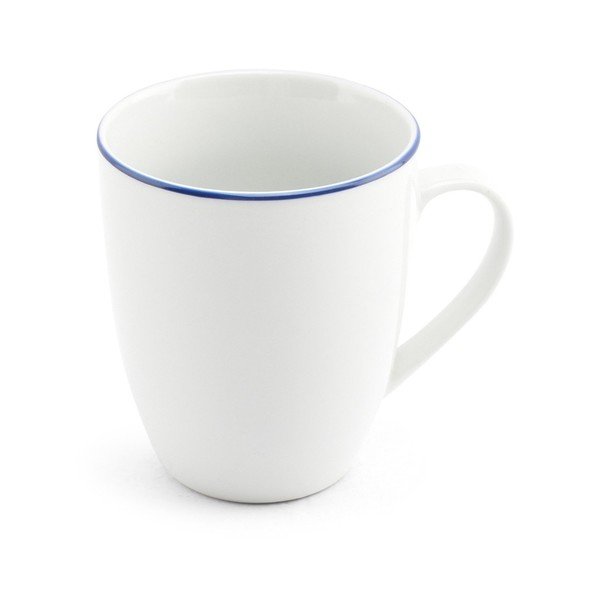 Cană albă din porțelan 380 ml Basic White – BonBistro-image-1