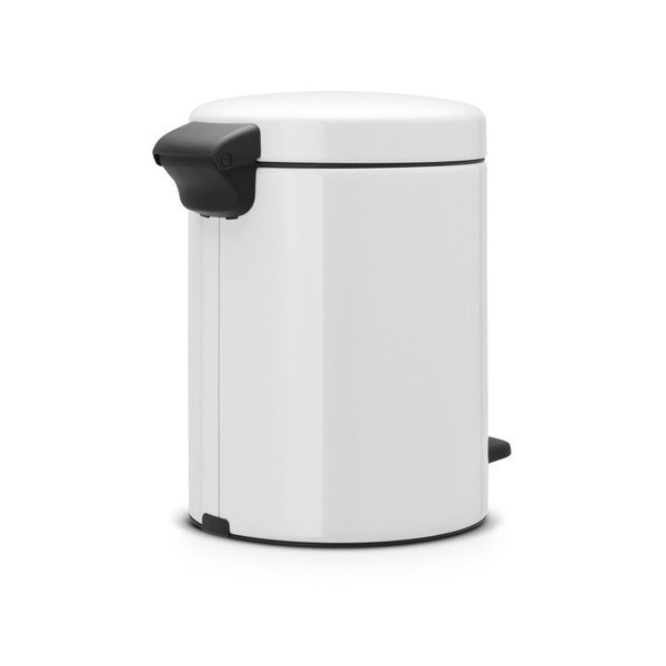 Coș de gunoi cu pedală Brabantia Newicon, 5 l, alb-image-2