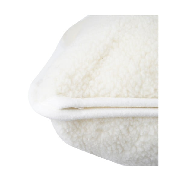 Pernă din lână merino Native Natural, 80 x 80 cm, alb-image-2