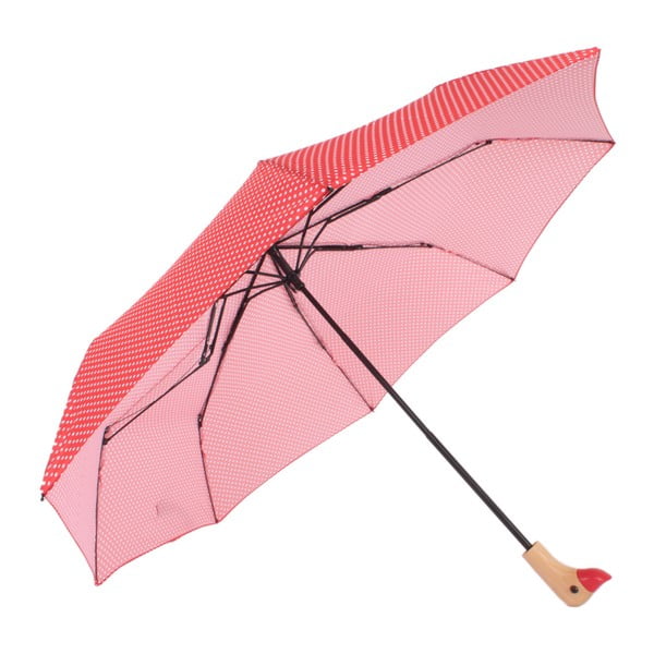 Umbrelă pliabilă Ambiance Goose, ⌀ 96 cm, roșu