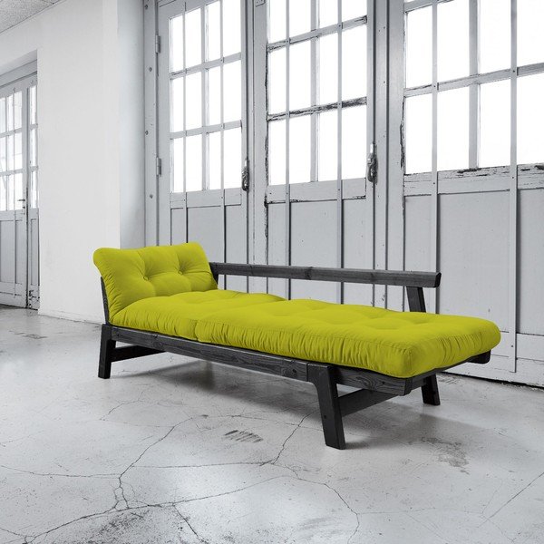 Canapea extensibilă Karup Step Black/Pistacio-image-3