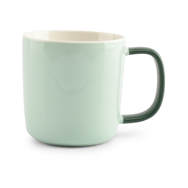 Cană verde-deschis new bone china 370 ml Mae – ONA