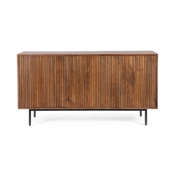 Comodă în culoare naturală din lemn de mango 140x75x40 cm Tadita – Bizzotto-image-1