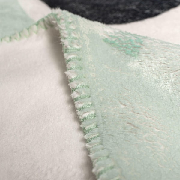 Pătură pentru copii verde-deschis din microfibră 140x110 cm Panda – Moshi Moshi-image-2