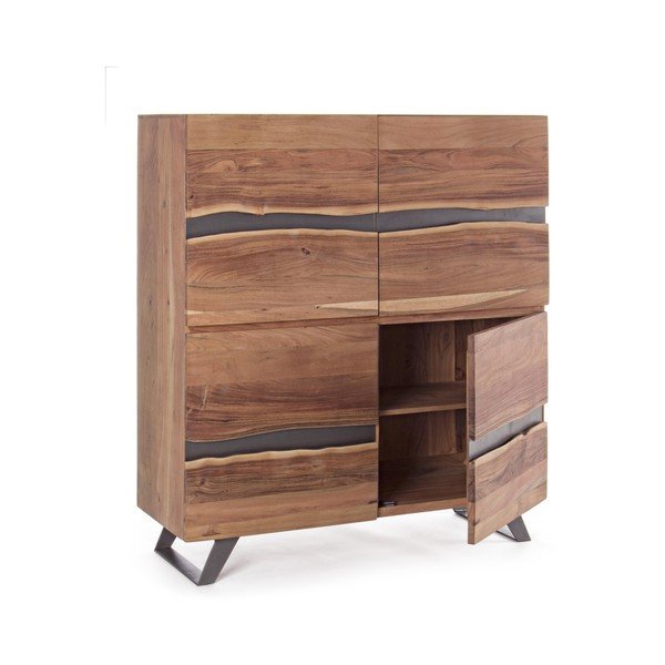 Comodă din lemn de salcâm Bizzotto Aron, 118 cm-image-3