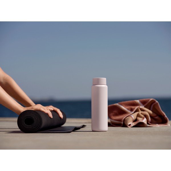 Cană termos roz-deschis din oțel inoxidabil 650 ml Singles – Zone-image-2