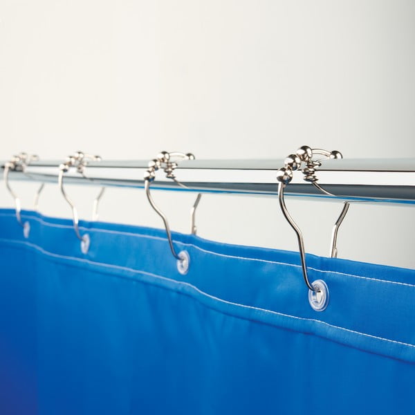 Cârlige pentru perdea de duș  argintiu-lucios 12 buc. 3,5 cm Anello – Spirella-image-4