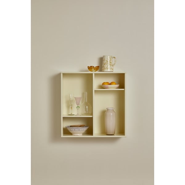 Bibliotecă galben-deschis suspendată 70x70 cm Mistral – Hammel Furniture-image-3
