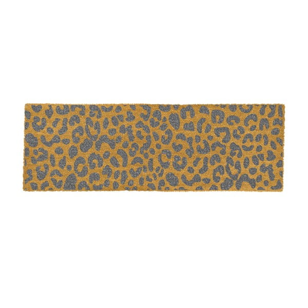 Covoraș intrare Artsy Doormats Leopard, 120 x 40 cm, gri