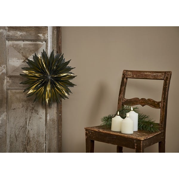 Decorațiune luminoasă de Crăciun verde ø 40 cm Dis - Star Trading-image-1
