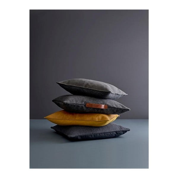 Pernă din piele Södahl Simple, 50 x 50 cm-image-3