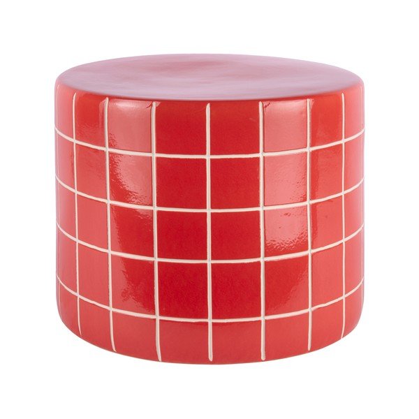 Măsuță auxiliară rotundă din ceramică ø 42 cm Retro Tiles – Leitmotiv